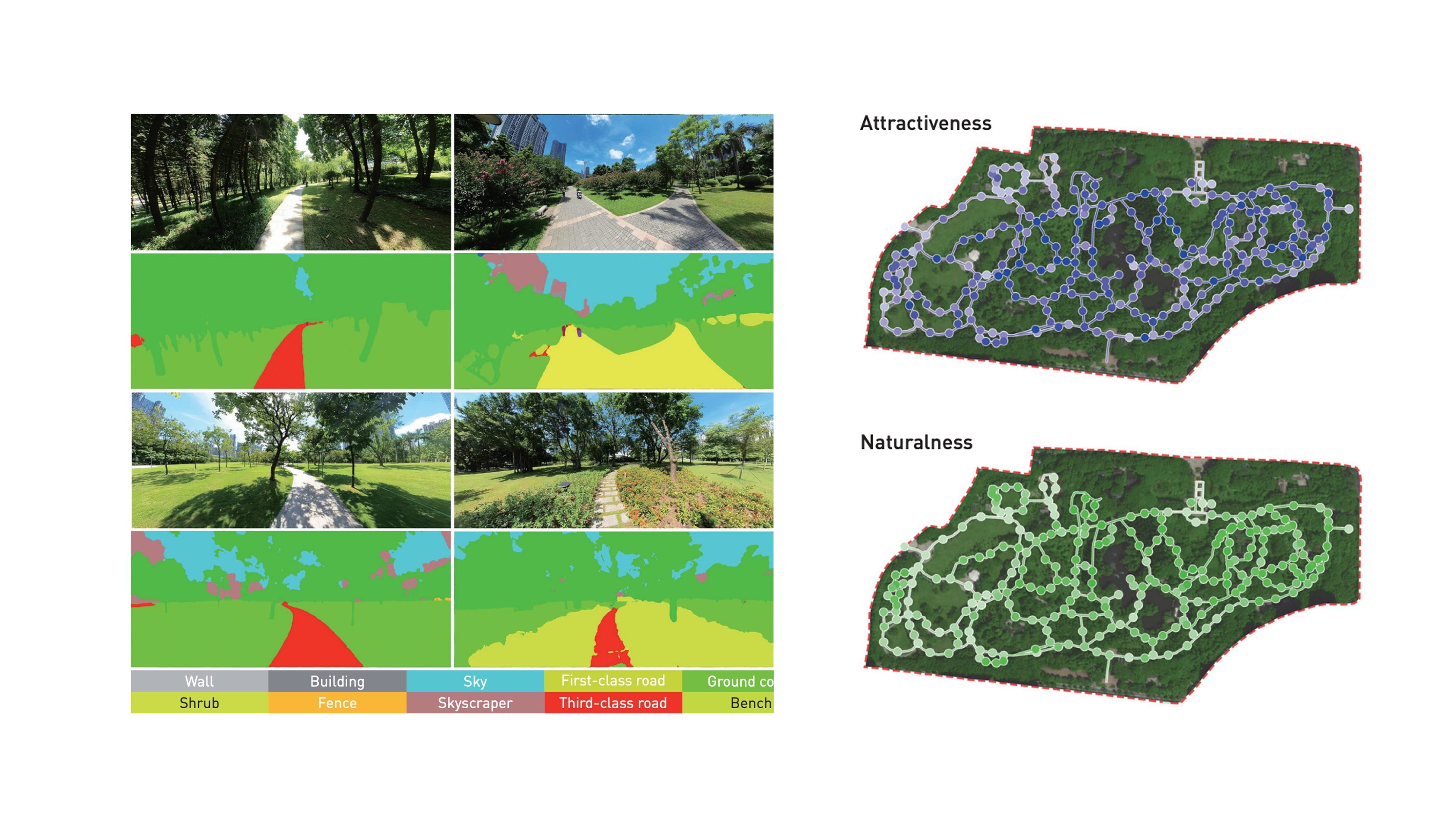 Figure placeholder for Research on the Perception Evaluation of Urban Green Spaces Using Panoramic Images and Deep Learning